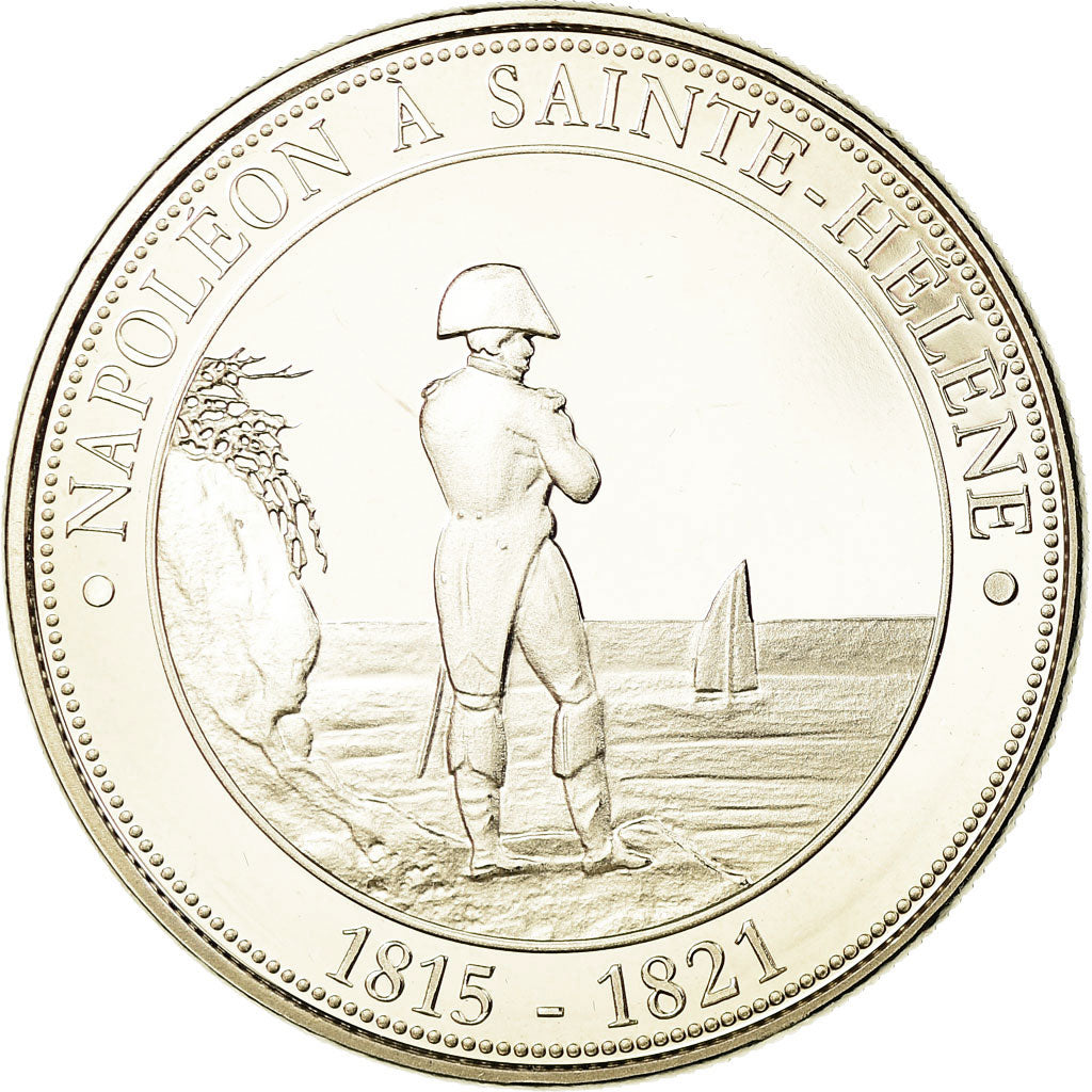 Francia, medaglia, Napoléon Ier à Saint-Hélène, FDC, Rame-nichel