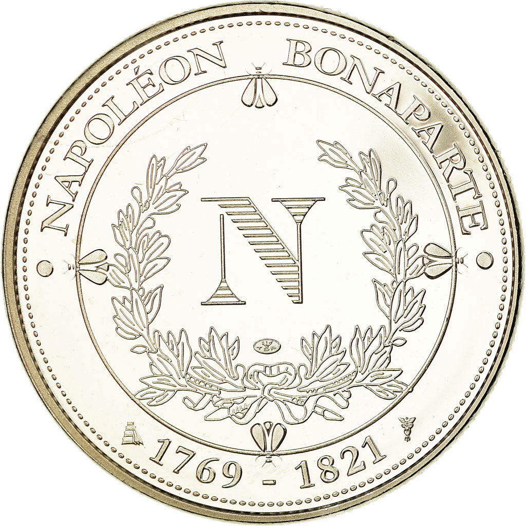 Francia, medaglia, Napoléon Ier à Saint-Hélène, FDC, Rame-nichel