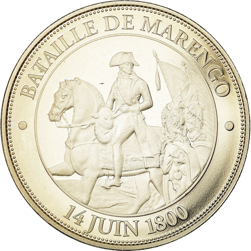 Francja, Medal, Napoléon Bonaparte, Bataille de Marengo (1800), MS(65-70)