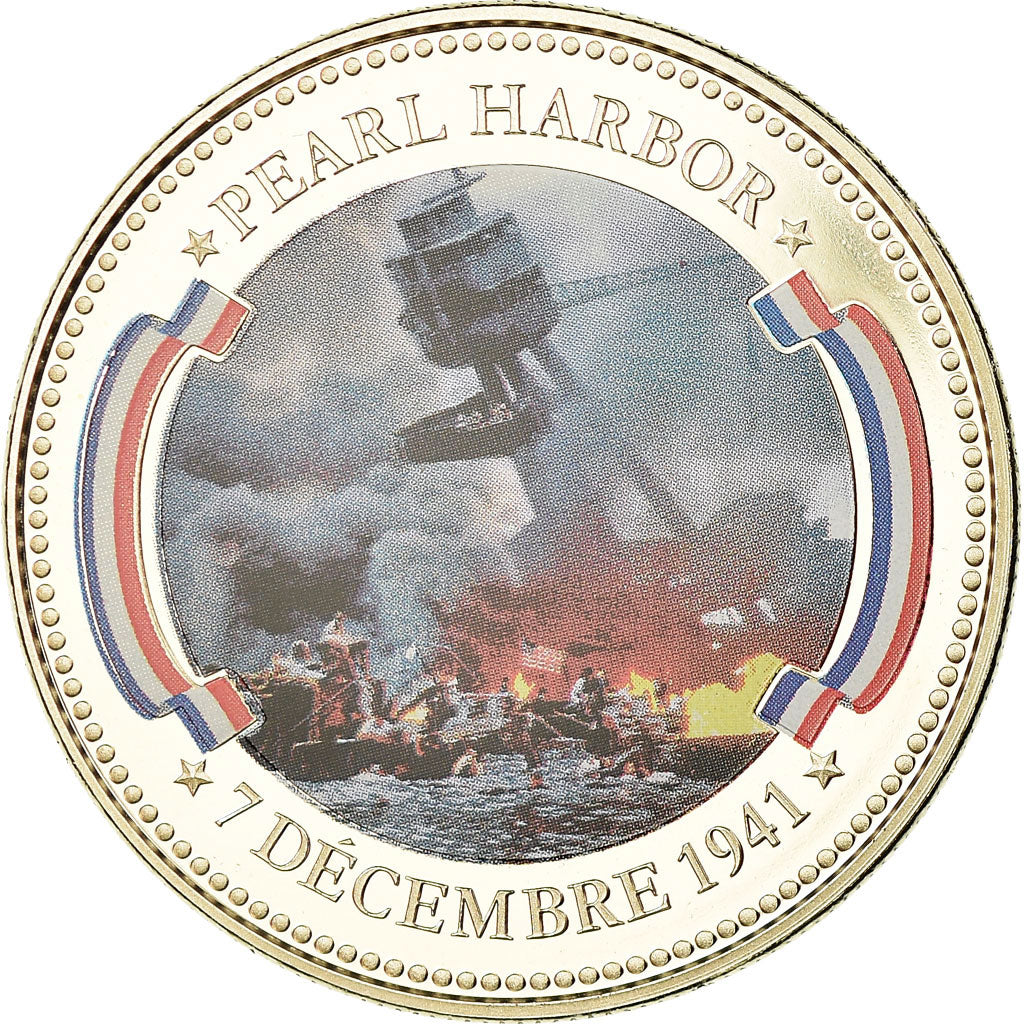 France, Médaille, Seconde Guerre Mondiale, Pearl Harbor, FDC, Copper-nickel