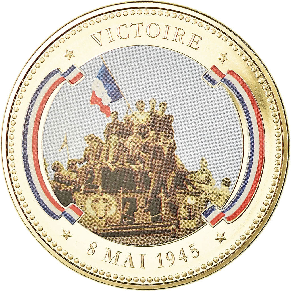 Frankreich, Medaille, Seconde Guerre Mondiale, Victoire du 8 Mai 1945, STGL