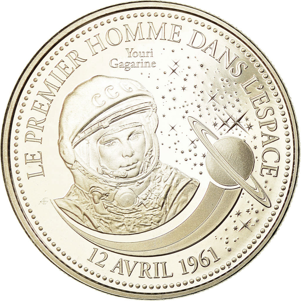 France, Médaille, Le Premier Homme sur la Lune, FDC, Copper-nickel