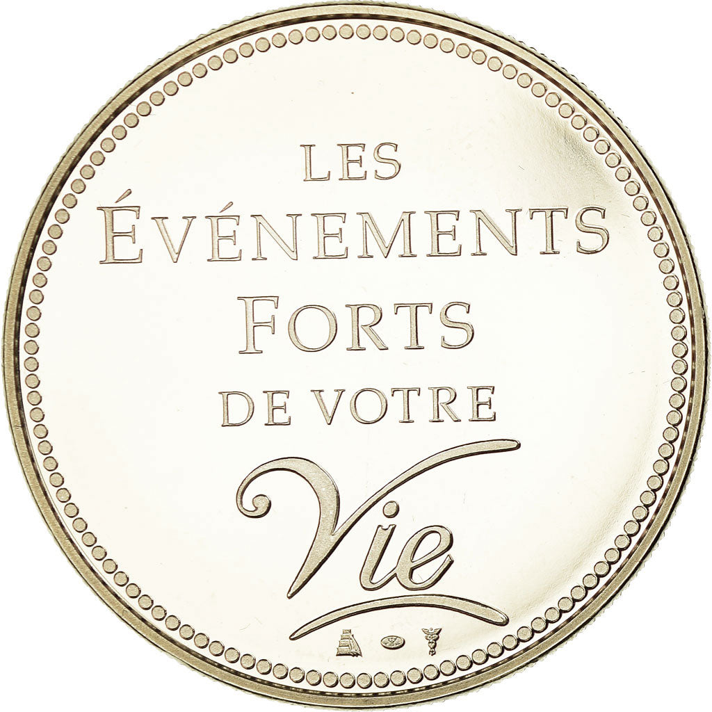 France, Médaille, Le Premier Homme sur la Lune, FDC, Copper-nickel