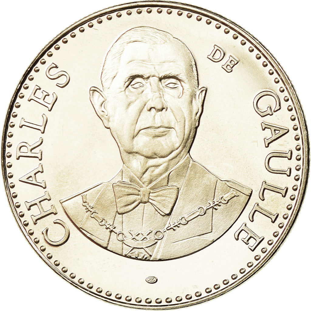 France, Medal, Vème République, Charles De Gaulle, MS(65-70), Copper-nickel