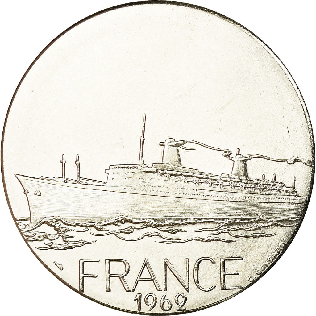 Francja, Medal, Compagnie Générale Transatlantique, France, Wysyłka, C.