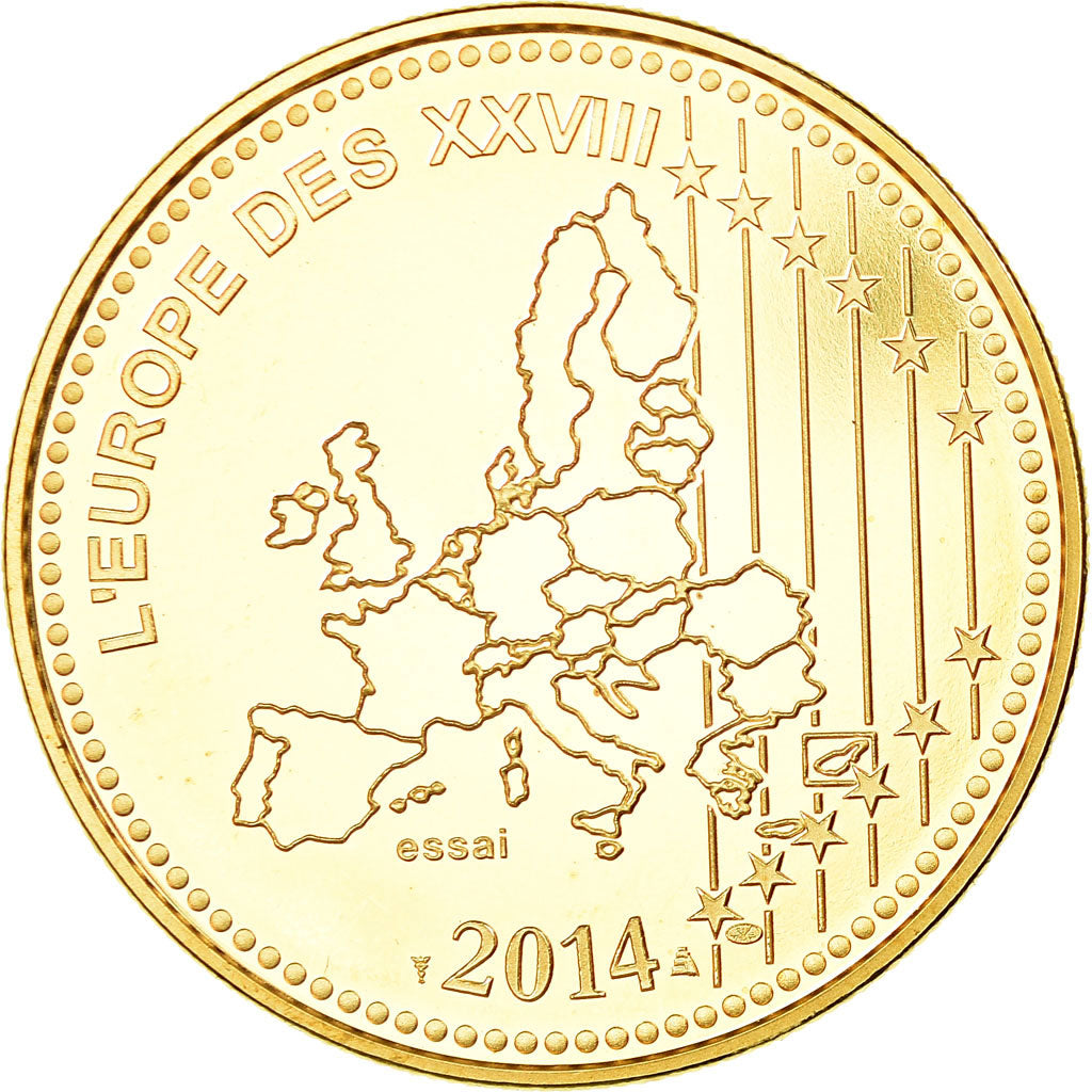 Frankreich, Medaille, L'Europe des XXVIII, Centenaire de la Grande Guerre, STGL