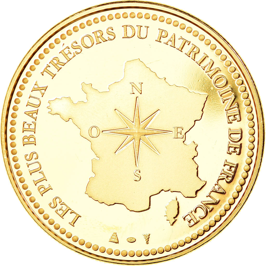 France, Médaille, Paris - La Tour Eiffel, FDC, Copper-Nickel Gilt