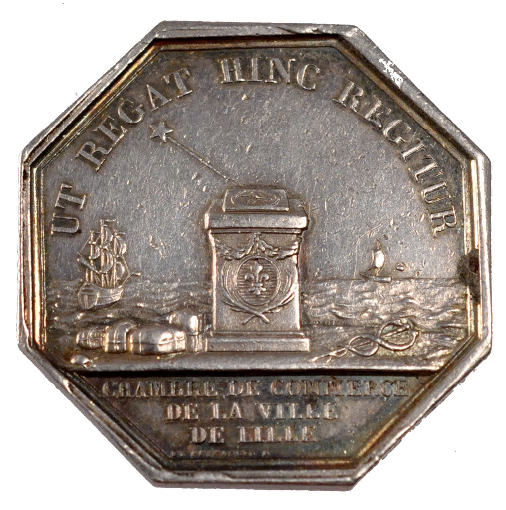 France, Chamber of Commerce, Token, EF(40-45), Silver, 13.38