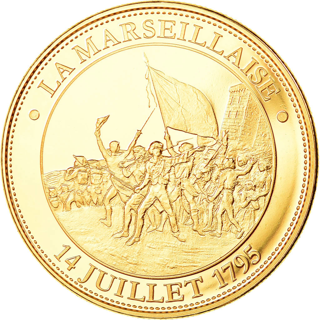 France, Médaille, Révolution Française, La Marseillaise, FDC, Copper-Nickel