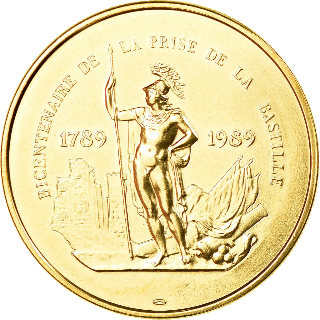 France, Medal, Bicentenaire de la Révolution Française, MS(65-70)