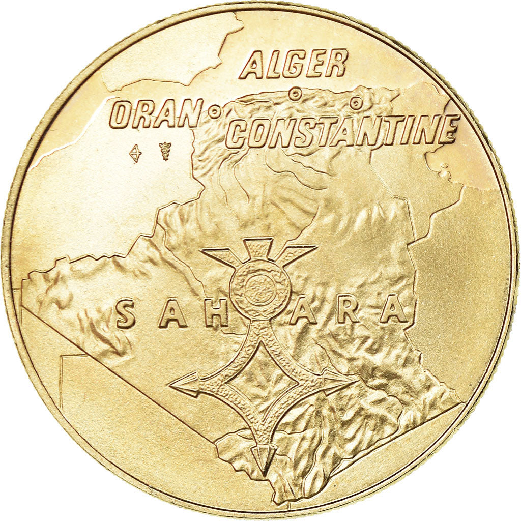 France, Medal, Hommage aux Combattants d'Algérie, MS(65-70), Copper-nickel