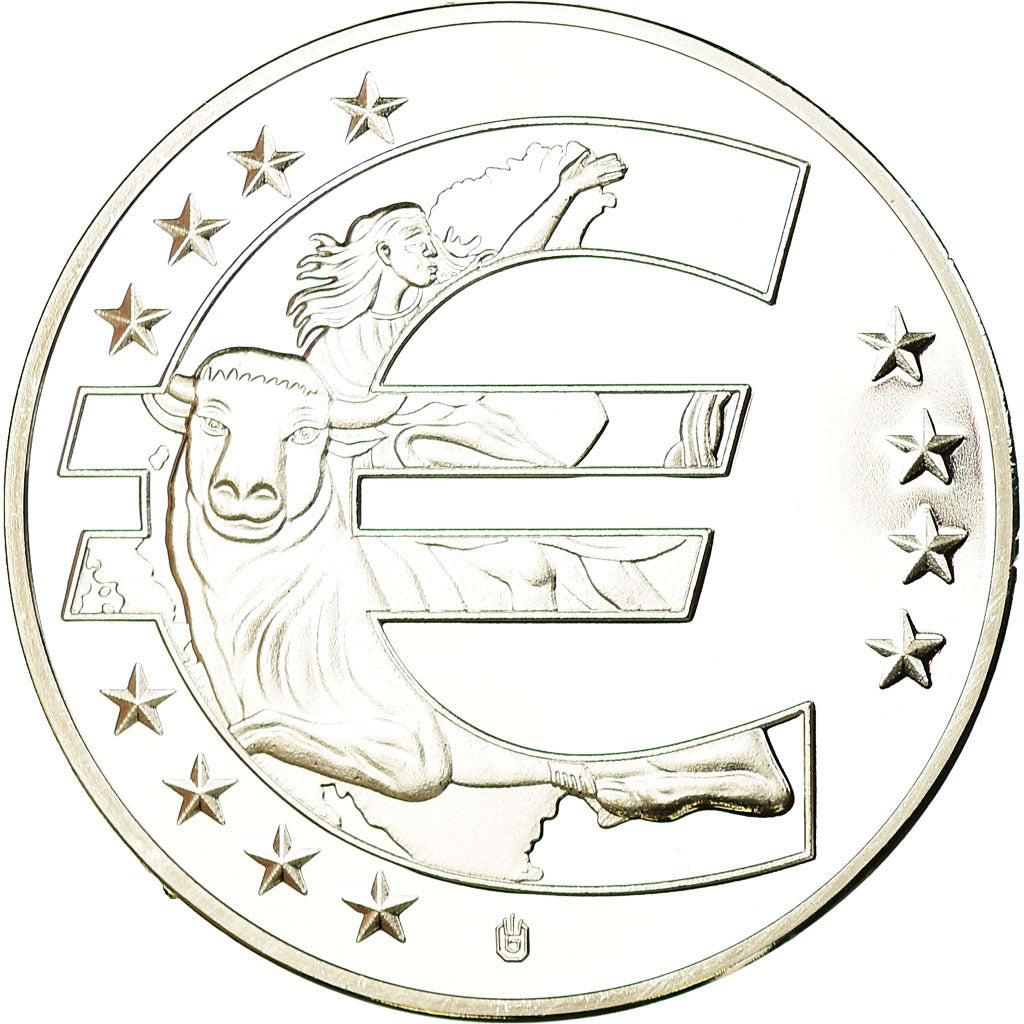 San Marino, Medal, 10 Ans de l'Euro, Saint-Marin, 2012, MS(65-70), Copper Plated