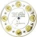 Monaco, Medal, 10 Ans de l'Europe, Monaco, MS(65-70), Miedź platerowana srebrem
