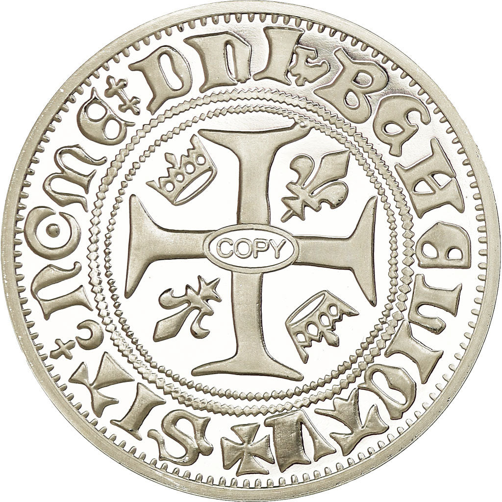 France, Médaille, Reproduction, Blanc Guénar, Charles VII, FDC, Argent