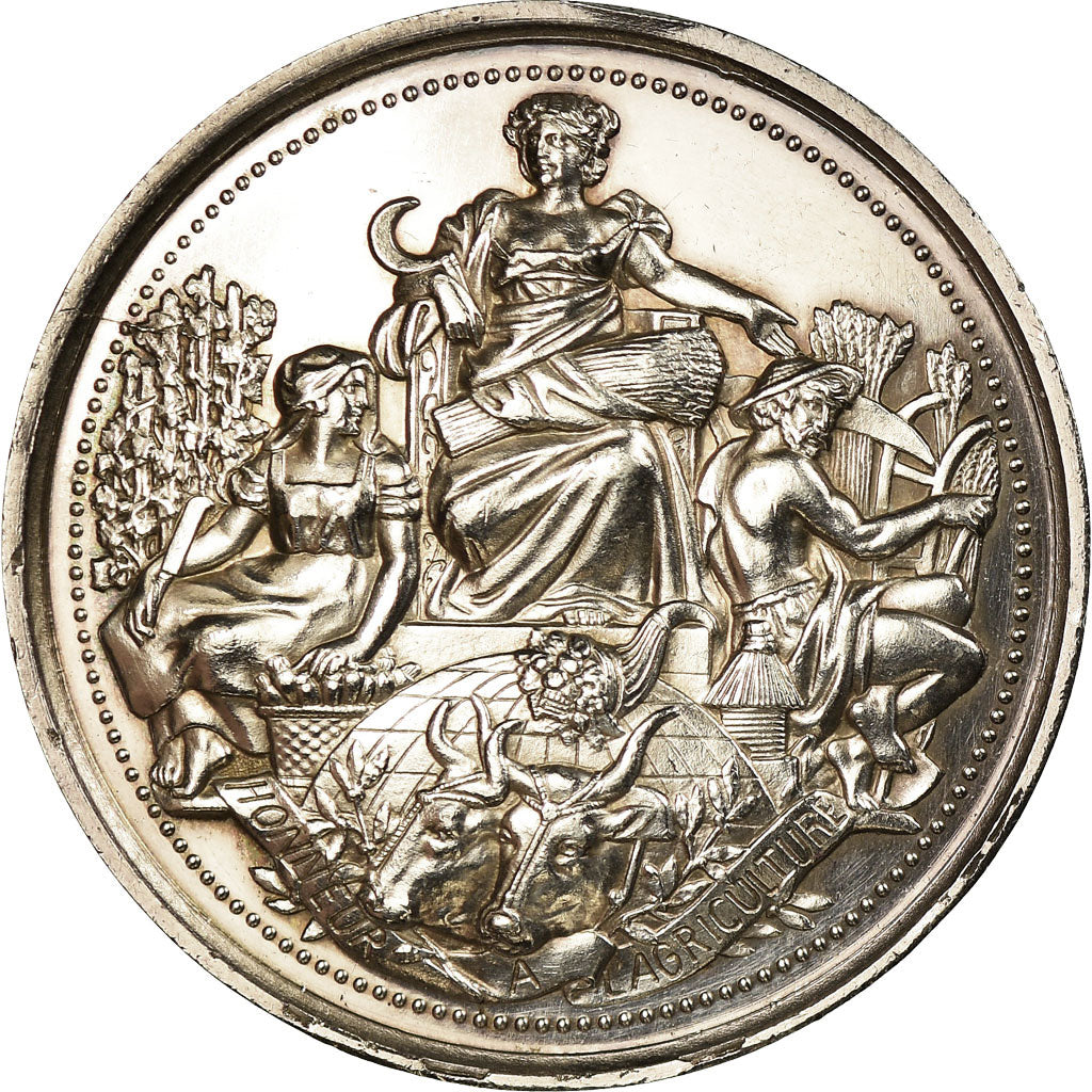 France, Medal, Comice Agricole de Vouziers, Ardennes, MS(63), Silver