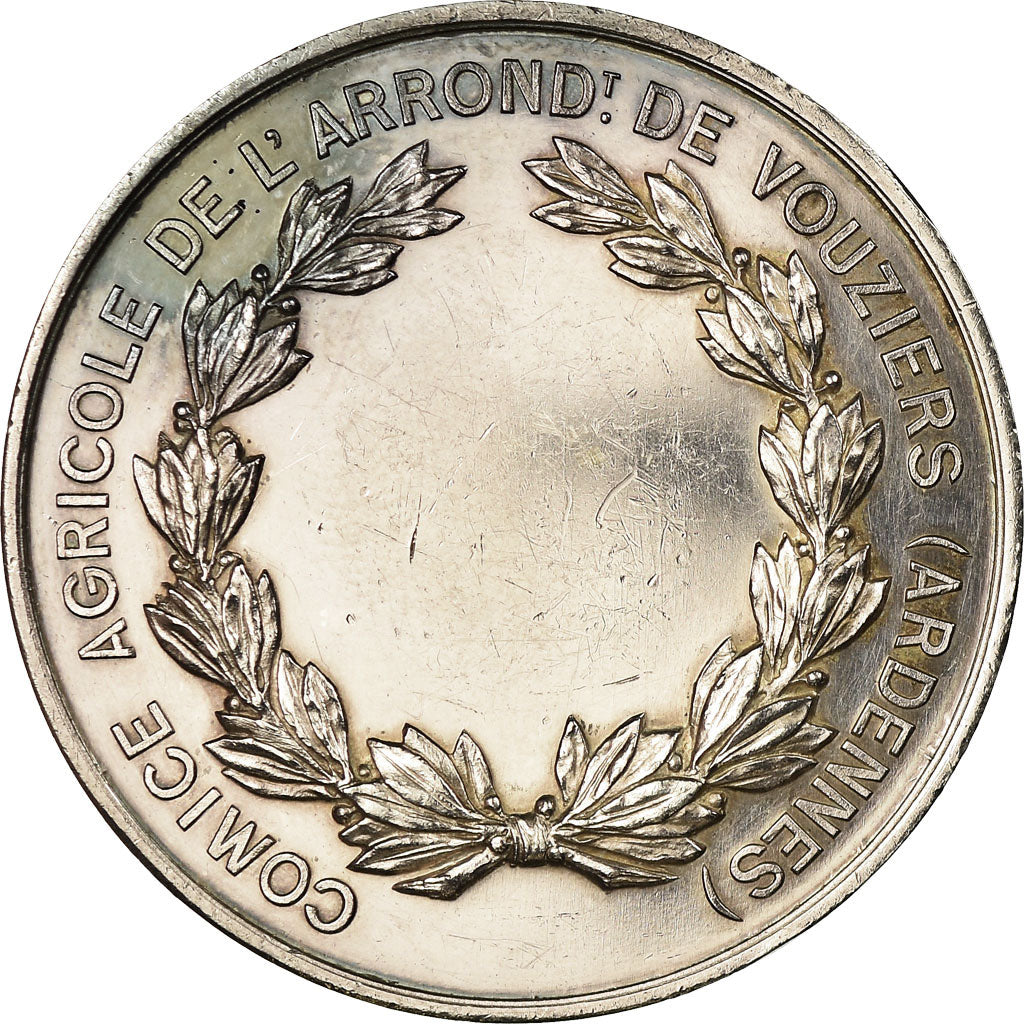 France, Medal, Comice Agricole de Vouziers, Ardennes, MS(63), Silver