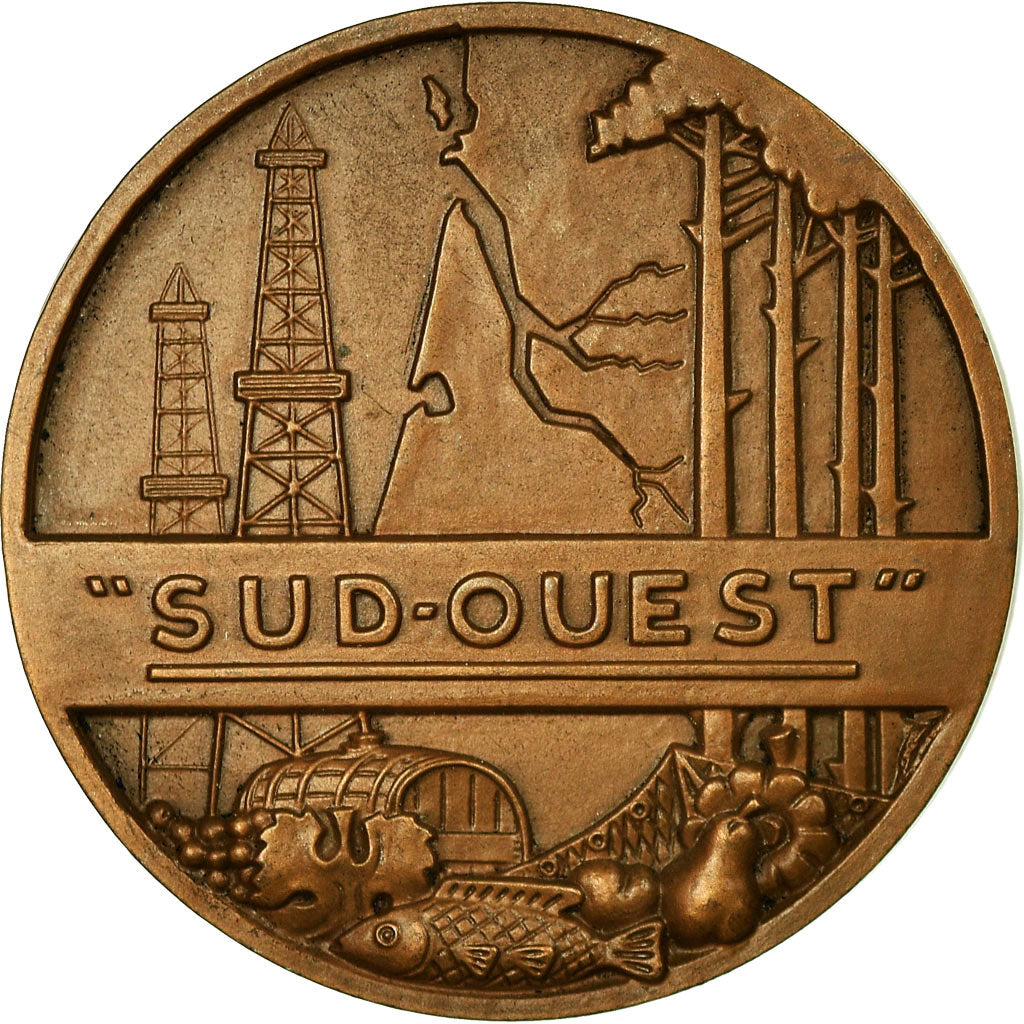 Frankrijk, Medaille, Sud-Ouest, Coeffin, PR+, Bronze