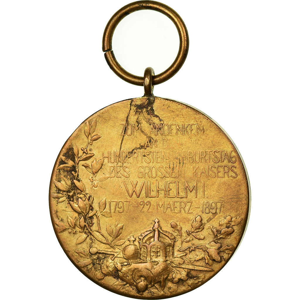 Germany, Medal, Wilhelm Ier, Koenig von Preussen, 1897, VF(30-35), Bronze