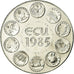 Francia, medaglia, Ecu Europa, Marianne, 1985, Rodier, FDC, Rame-nichel
