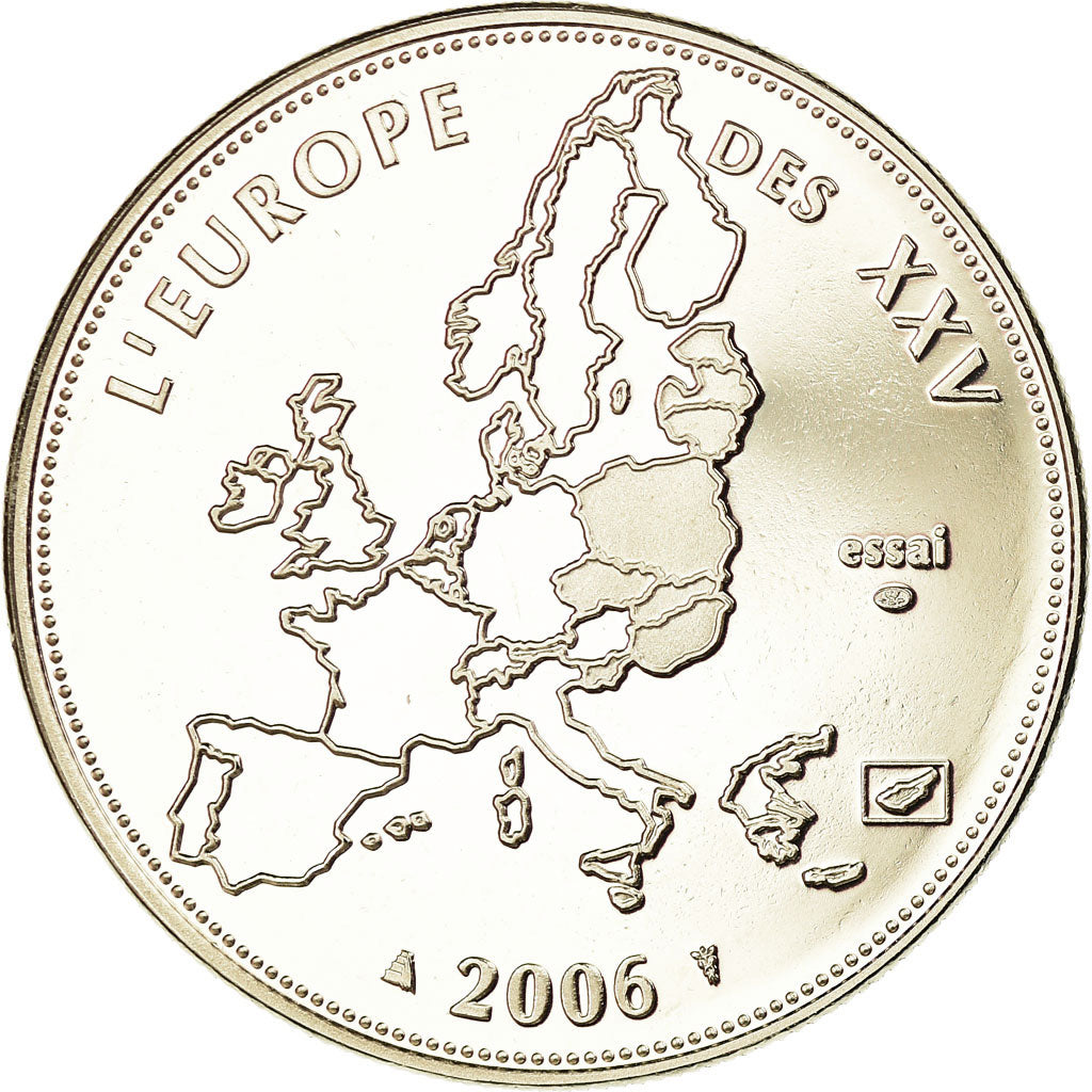 Francia, medaglia, L'Europe des XXV, Dernière Année des 12 Pays de l'Euro
