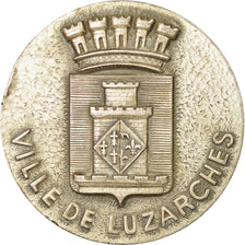 France, Medal, Ville de Luzarches, EF(40-45), Silvered bronze