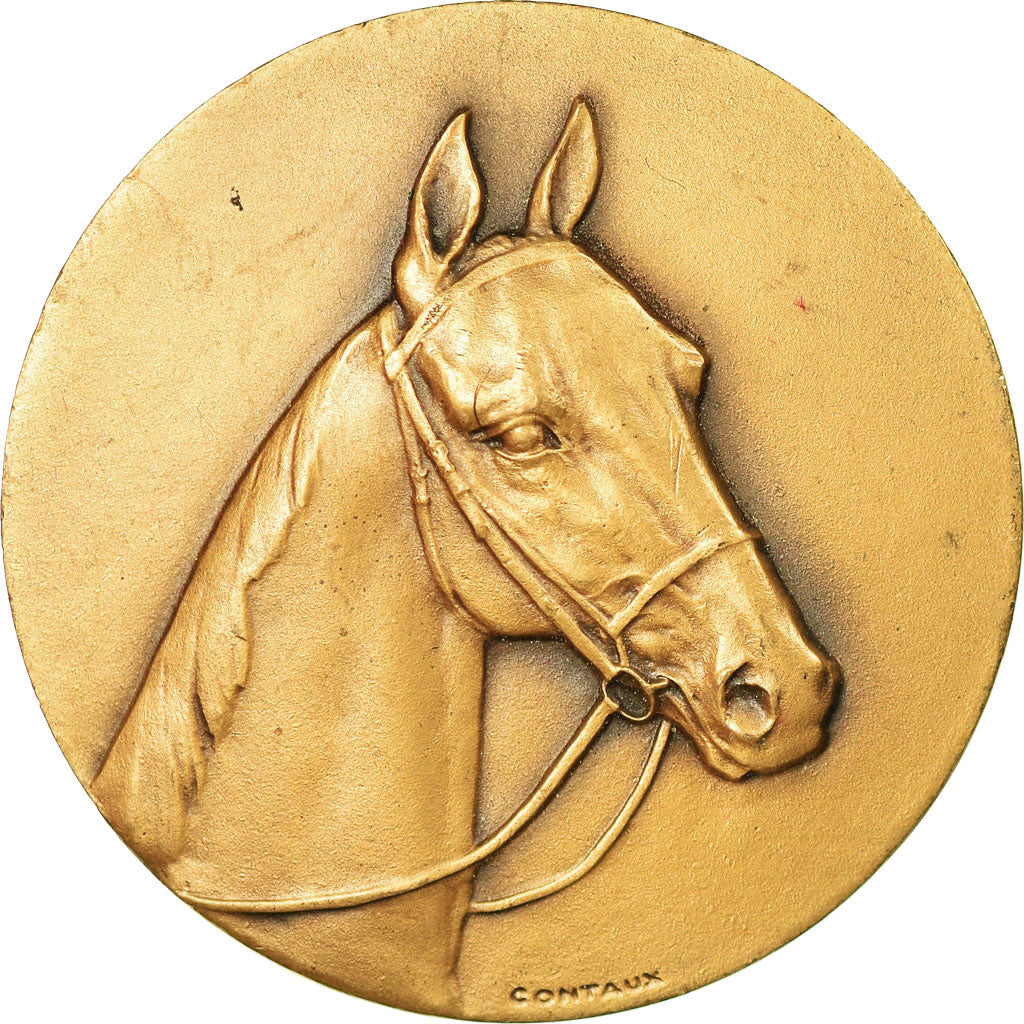 Francja, Medal, Equitation, Ligue de l'Ile-de-France, 1980, Contaux, AU(55-58)
