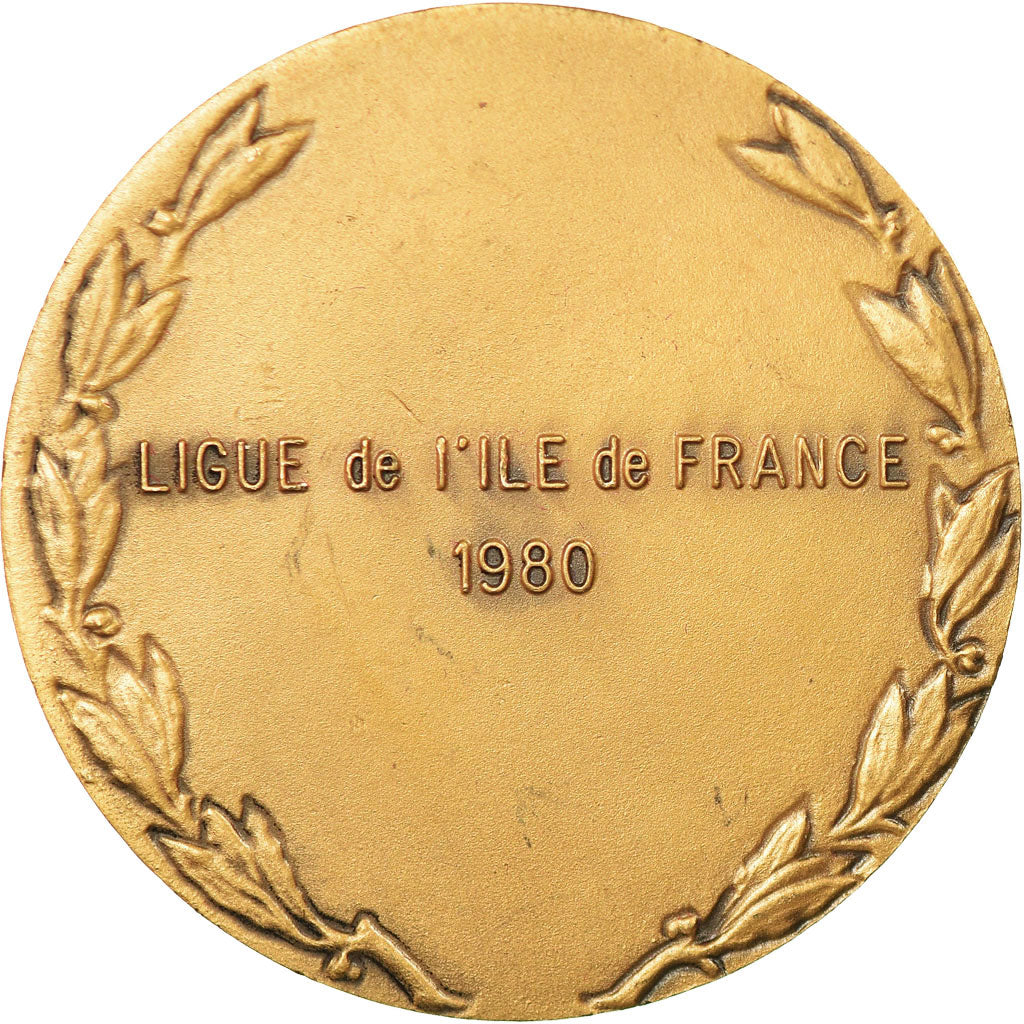 Francja, Medal, Equitation, Ligue de l'Ile-de-France, 1980, Contaux, AU(55-58)