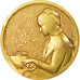 France, Medal, Broche, La Tisseuse, Cochet, AU(55-58), Bronze