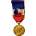 Francia, Travail-Industrie, medalla, Excellent Quality, Bronce dorado, 27