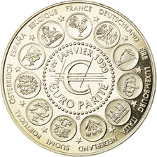 France, Medal, 1er Janvier 1999, Euro Parité, EUROPA, 1999, MS(65-70)