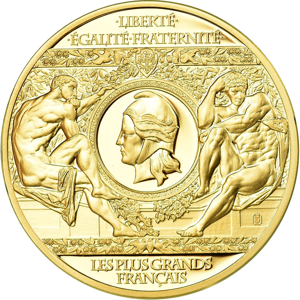 Frankreich, Medaille, Charles de Gaulle, Les Plus Grands Français, 2013, STGL