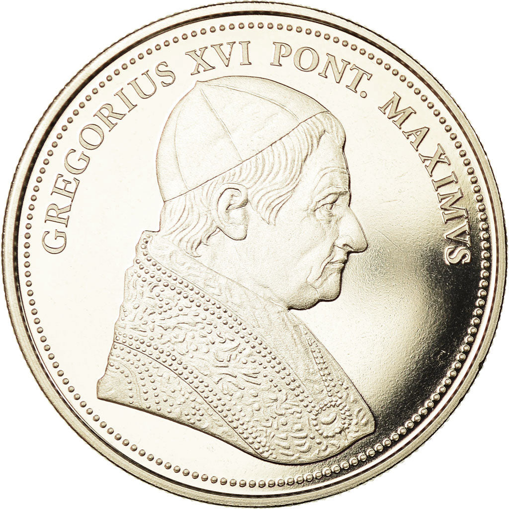 Vatican, Medal, Le Pape Grégoire XVI, MS(65-70), Copper-nickel
