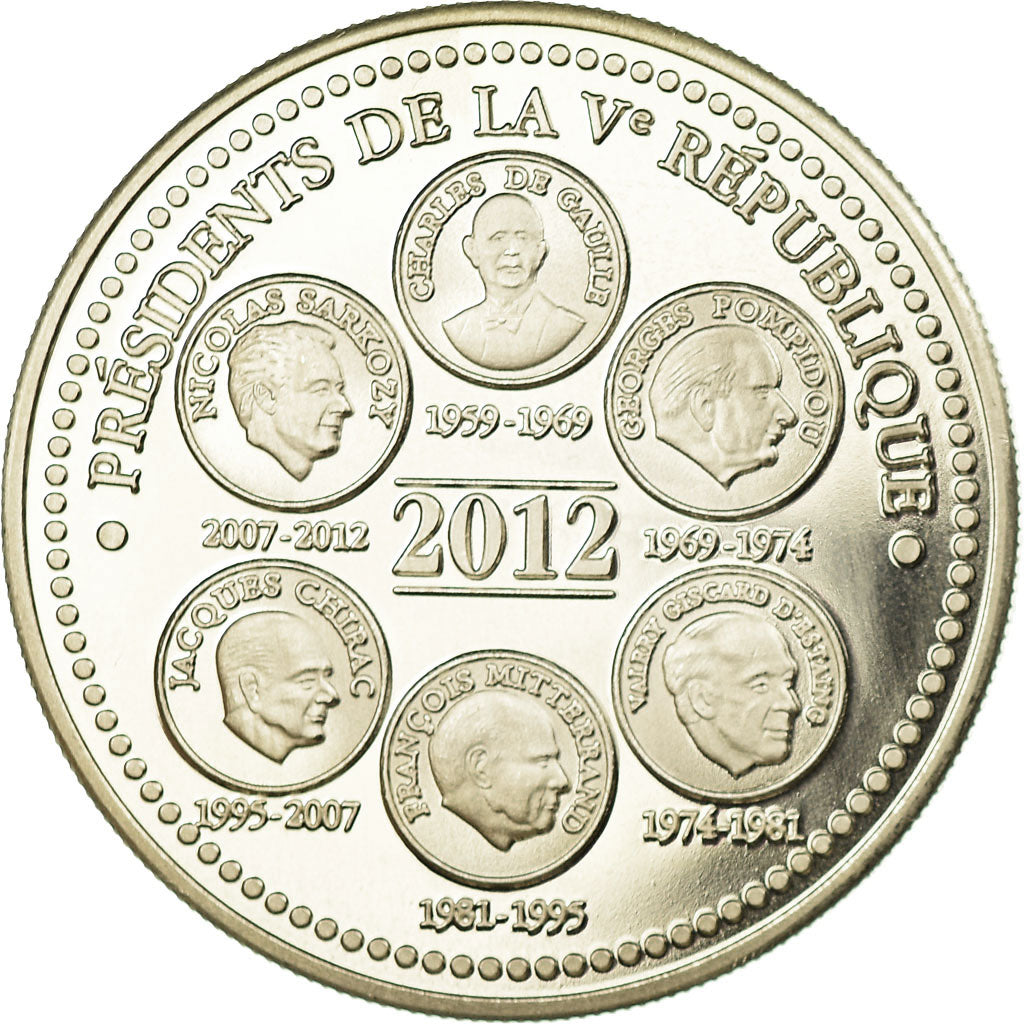 Frankrijk, Medaille, L'Elysée, 2012, FDC, Copper-nickel