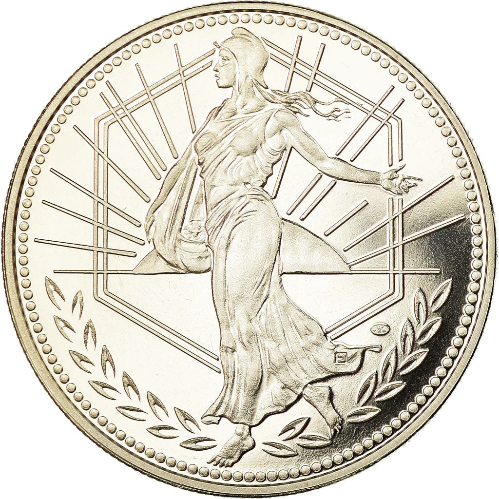 Francia, medaglia, L'Europe, La Semeuse, 2001, FDC, Rame-nichel