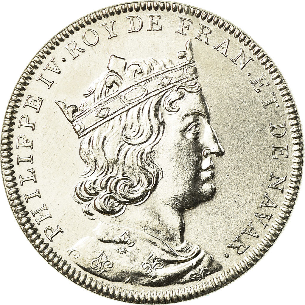 Frankreich, Medaille, Les Rois de France, Philippe IV, STGL, Copper-nickel