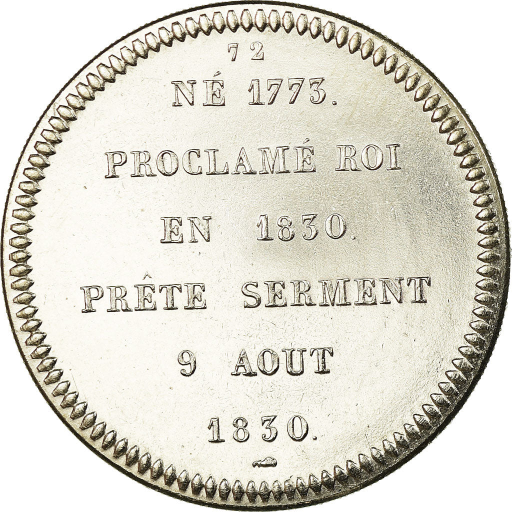 Francia, medaglia, Les Rois de France, Louis-Philippe Ier, FDC, Rame-nichel