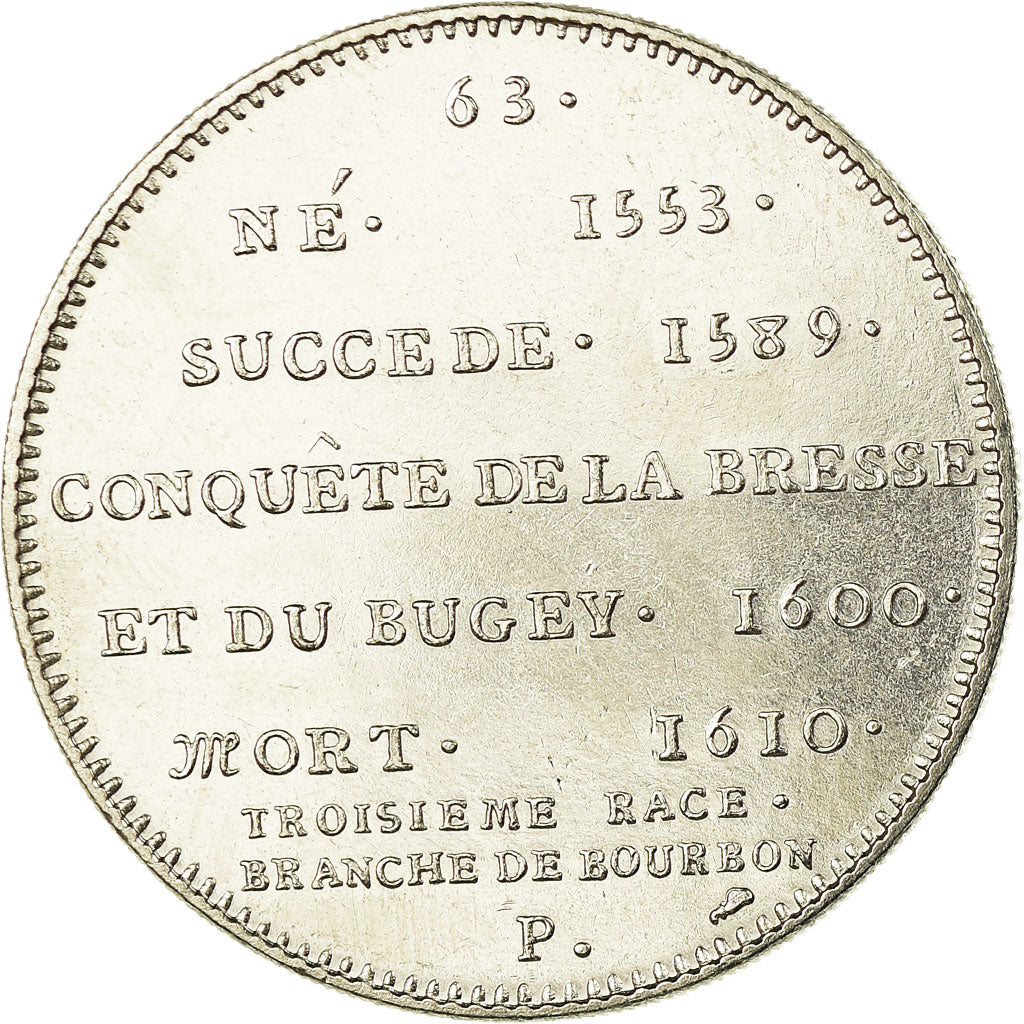 Frankreich, Medaille, Les Rois de France,  Henri IV, STGL, Copper-nickel