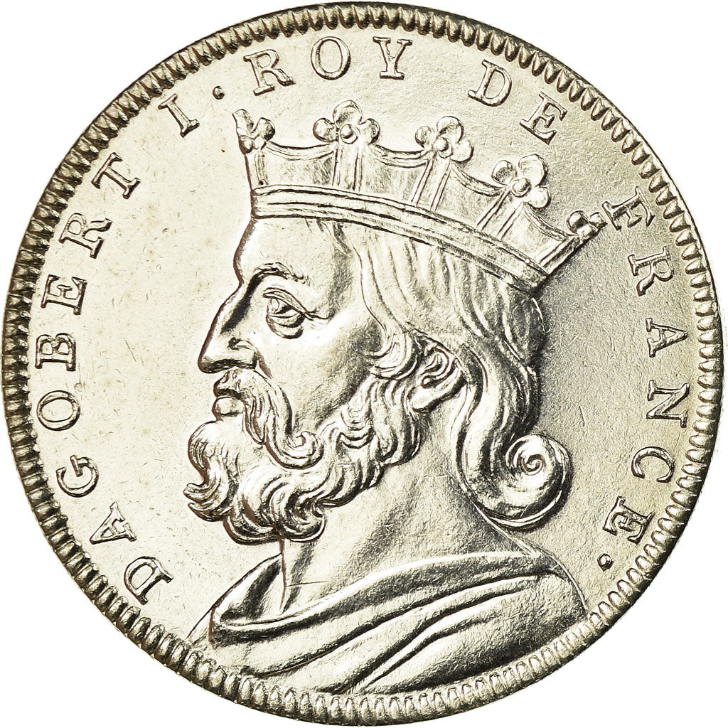 France, Medal, Les Rois de France, Dagobert I, MS(65-70), Copper-nickel