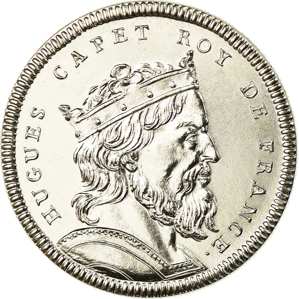 Frankreich, Medaille, Les Rois de France, Hugues Capet, STGL, Copper-nickel