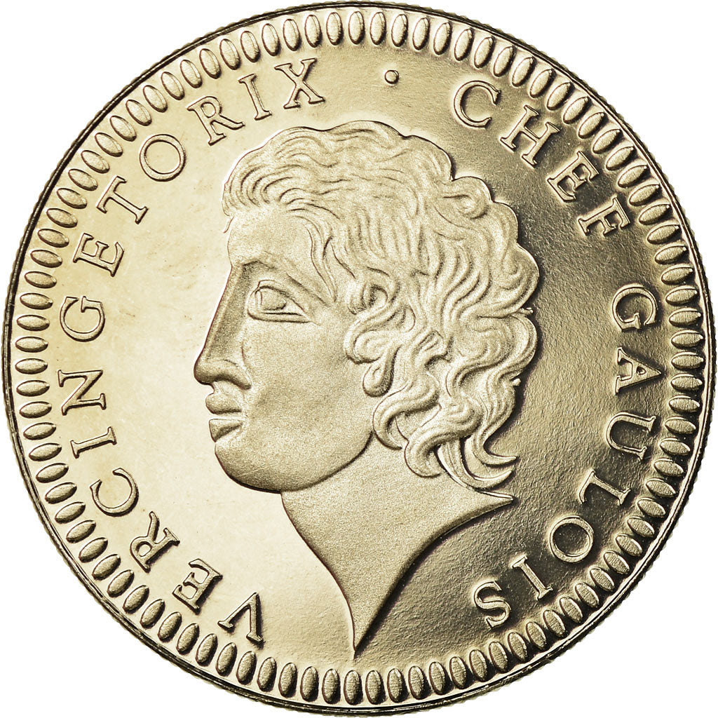 France, Medal, Vercingetorix, Chef Gaulois, MS(65-70), Copper-nickel