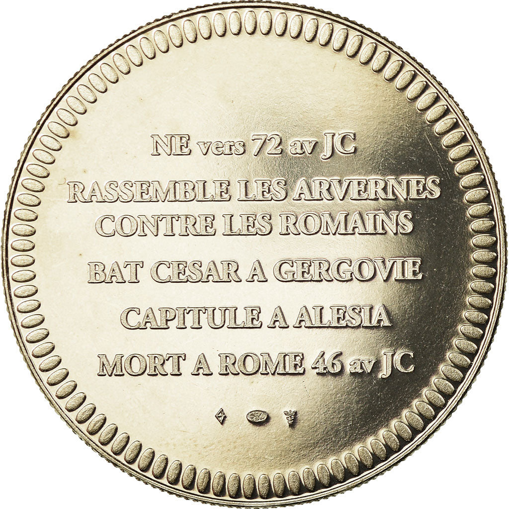 France, Medal, Vercingetorix, Chef Gaulois, MS(65-70), Copper-nickel