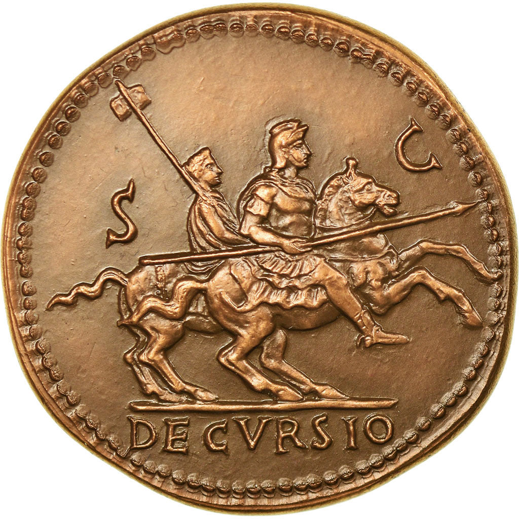 France, Medal, Reproduction Monnaie Antique,  Néron, MS(65-70), Bronze