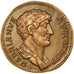 France, Medal, Reproduction Monnaie Antique,  Hadrien, MS(65-70), Bronze