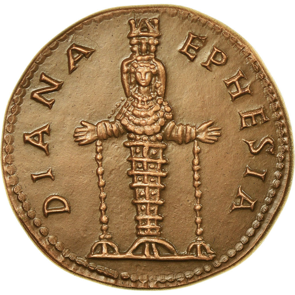 France, Medal, Reproduction Monnaie Antique,  Hadrien, MS(65-70), Bronze