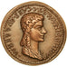 France, Medal, Reproduction Monnaie Antique,  Agrippine, MS(64), Copper