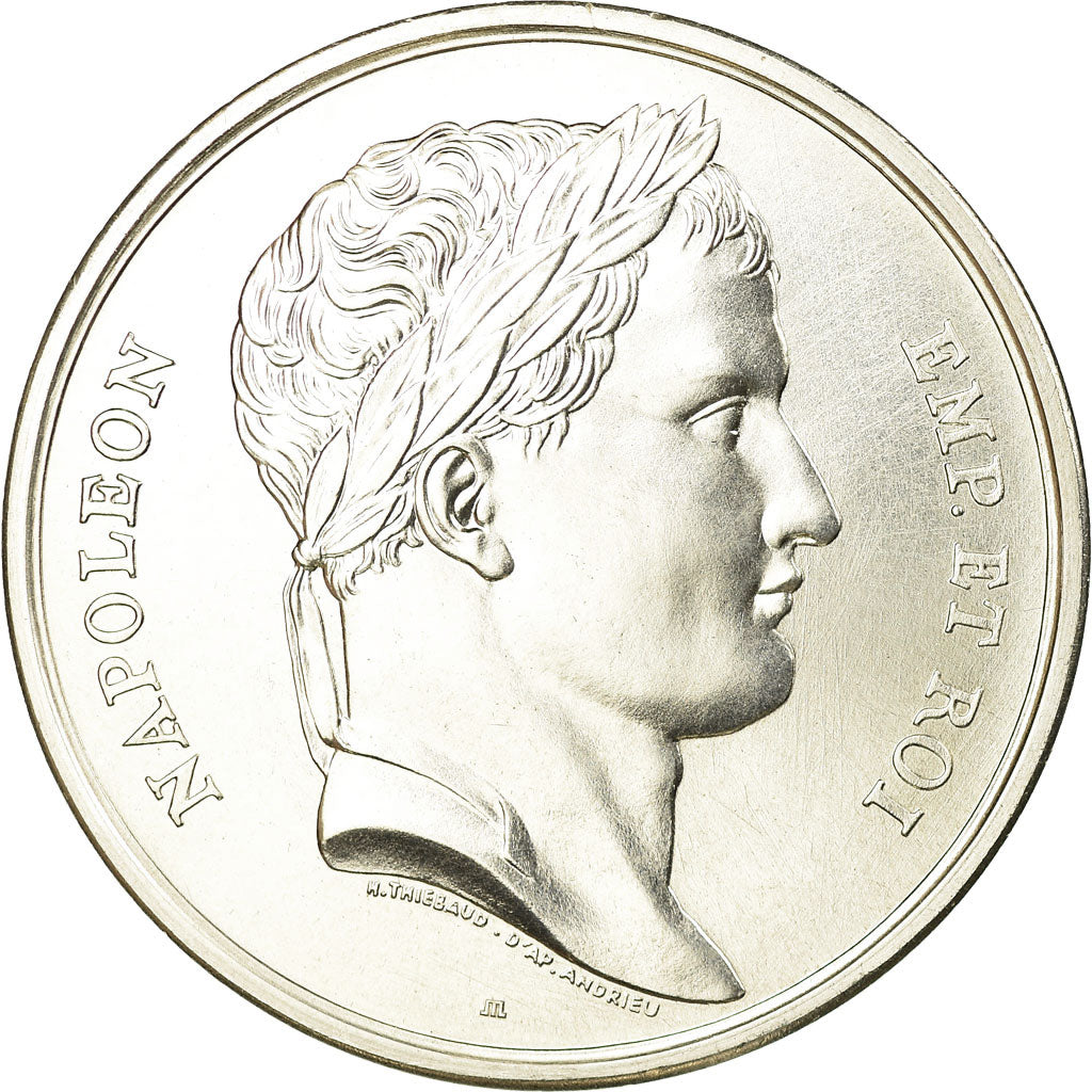 France, Medal, Le sacre de Napoléon Ier par Pie VII, MS(65-70), Silver