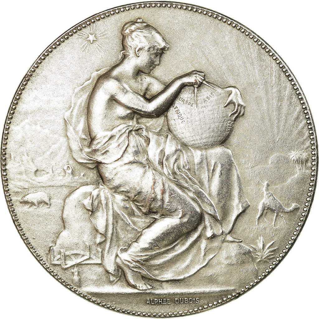 France, Medal, Touring Club de France, Dubois.A, MS(60-62), Silvered bronze