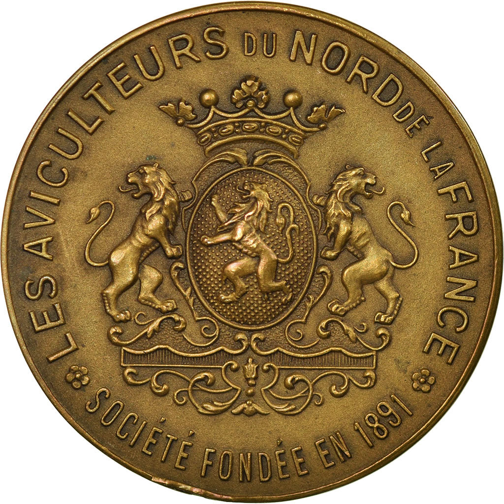 Frankrijk, Medaille, Les Aviculteurs du Nord de la France, Joly, PR+, Bronze