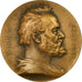 França, Medal, Victor Hugo, Souvenir du Centenaire, 1902, Chaplain, AU(55-58)
