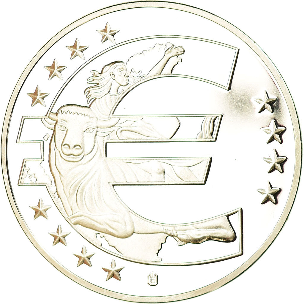 San Marino, Medal, 10 Ans de l'Euro, Saint-Marin, 2012, MS(65-70), Copper Plated